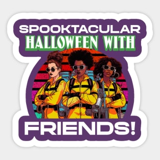 Halloween with friends Sticker